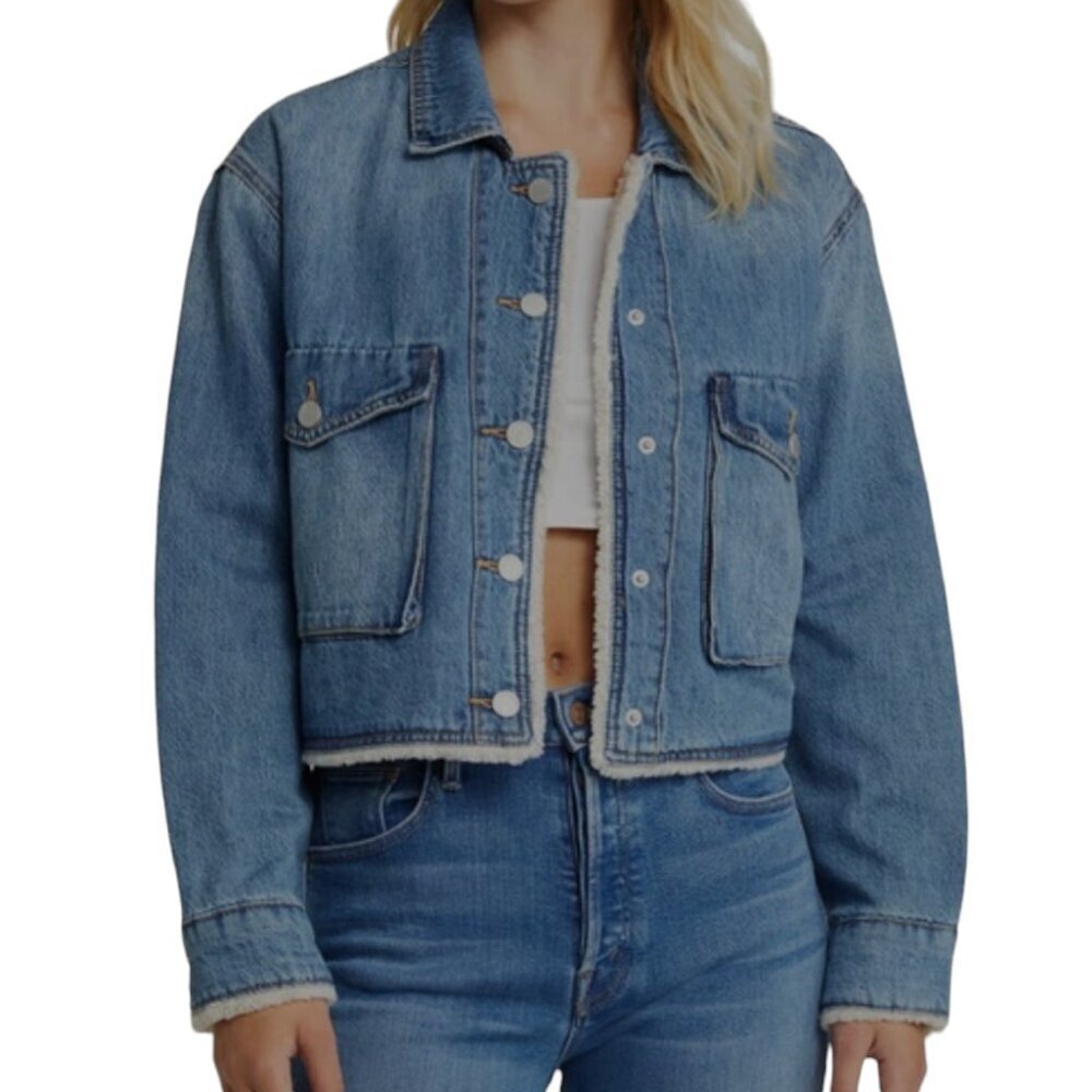 Blanknyc Sherpa Jean Jacket